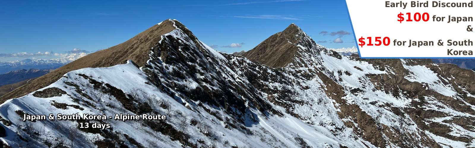 Japan & South Korea 2026 - Alpine Route